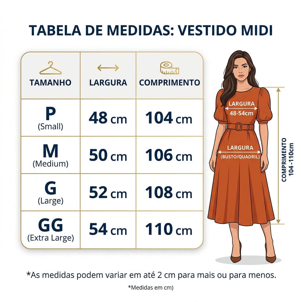 Vestido Feminino Midi Camuflado Confortável Elegante Com Bolso Sem Fenda