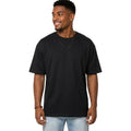 Camiseta Oversized Masculina Preta Lisa Streetwear Premium